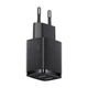 Мережевий зарядний пристрій Baseus Compact 10.5W 2xUSB-A Black (CCXJ010201) - зображення 4