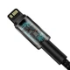 Кабель Baseus Tungsten Gold PD USB-C to Lightning 1m Black (CATLWJ-01) - изображение 11