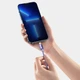 Кабель Baseus Crystal Shine USB-C to Lightning 1.2m Purple (CAJY000205) - зображення 11