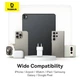 Мережевий зарядний пристрій Baseus Palm PD/FC/QC 30W USB-C White (P10111605213-00) - зображення 7