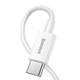 Кабель Baseus Superior Series Fast Charging USB-C to Lightning 0.25m White (CATLYS-02) - зображення 3