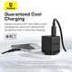 Мережевий зарядний пристрій Baseus Palm PD/FC/QC 30W USB-C Black (P10111605113-00) - зображення 9