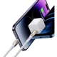 Кабель Baseus Glimmer Series Fast Charge USB-C to Lightning 1m White (CADH000002) - зображення 8