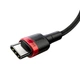 Кабель Baseus Cafule USB-C to USB-C 2m Black (CATKLF-AL91) - зображення 3