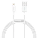 Кабель Baseus Superior Series Fast Charging USB-A to Lightning 1m White (CALYS-A02) - изображение 1