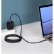 Кабель Baseus Cafule USB-C to USB-C 2m Black (CATKLF-AL91) - зображення 8