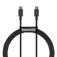 Кабель Baseus Superior Series Fast Charging PD USB-С to USB-С 1m 100W Black (CATYS-B01) - зображення 1
