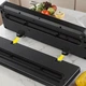 Вакууматор Rotex QuickSeal 120 Вт для сухих и влажных продуктов планочный упаковщик с LED дисплеем, 10 пакетов 20x30 см, черный (B-ООІSVR) - изображение 4