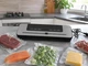 Вакуумный упаковщик Rainberg 120 Вт для влажных и сухих продуктов, вакууматор с ножом 30 см, режимы Dry/Moist, 10 пакетов, серый (533Z-BR) - изображение 1