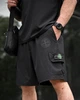 Летний комплект Stone Island AURA черный мужской футболка и шорты софт L - изображение 7