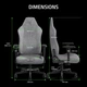 Крісло ігрове Razer Iskur V2 X Gray (RZ38-05310200-R3G1) - зображення 9