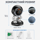 Камера видеонаблюдения IP видеоняня Smart Wi-Fi 2K поворотная PTZ с удаленным доступом интеркомом и ночной съемкой - изображение 6