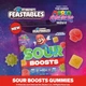 Желейні цукерки Feastables MrBeast Super Mario Galaxy Movie Sour Boosts 127г - зображення 6