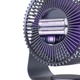 Портативний вентилятор S35 Built-in aromatherapy/mosquito repellent box 2400mAh (Black / Purple) Epik (253956) - зображення 4
