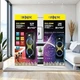 Колонка караоке ZXX 2x10" Bluetooth FM RGB LED 100 Вт с 2 микрофонами, пультом, AUX USB TF TWS Черная (О855-XXZ) - изображение 3