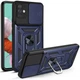 Протиударний чохол Armor Ring + захиcт камери для Samsung Galaxy A51 (A515) case Simon синій - зображення 1