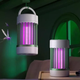 Электрическая USB лампа ловушка для уничтожения насекомых комаров Camping Mosquito Lamp Черная Белый - изображение 3