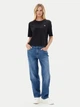 Футболка хлопковая женская Guess Colette Boxy T-Shirt V4BI21-I3Z14-JBLK L Jet Black A996 (7625408101000) - изображение 3