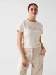 Футболка хлопковая женская Guess Giuditta Cn Ss T-Shirt V6RI11-J1314-G012 L Cream White (7621235087029) - изображение 1