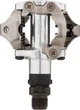 Педали контактные Shimano PD-M520, SPD, серебристые - изображение 2