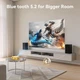 Портативный беспроводной мини-проектор KHQ VF210, Full HD 1080P с WiFi, Bluetooth 5.2 и встроенным динамиком, домашний кинотеатр, кинопроектор, мультимедийный проектор - изображение 4