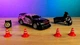 Дрифт машинка на радиоуправлении 4WD с подсветкой паром и запасными колесами Dodge Фиолетовый - изображение 5