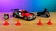 Дрифт машинка на радиоуправлении 4WD с подсветкой паром и запасными колесами BMW Красный - изображение 7