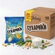 Ящик сухариків пшенично-житніх 45 уп Сметана та зелень Big pack Jokers м/у 100г - изображение 1
