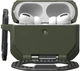 Чехол UAG для AirPods Pro (Gen 3, 2025) with Built-in Phone Stand, Monarch Olive Drab/Silver (104131117233) - изображение 5