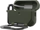 Чехол UAG для AirPods Pro (Gen 3, 2025) with Built-in Phone Stand, Monarch Olive Drab/Silver (104131117233) - изображение 16