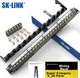 Патч-панель SK-LINK SK-P510M-24Z 24 порта Cat 5e UTP 19" 1U Black - изображение 2