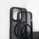 Чехол iPaky Carbone для iPhone 15, с MagSafe, прозрачный - изображение 7