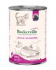 Консервированный корм Baskerville Super Premium Lachs Mit Brombeeren Лосось с ежевикой влажный корм для котят 400 г (4250231541803) - изображение 1