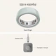Смарт-кільце Oura Ring 4 Ceramic Tide Size 10 (JZ90-57461-10) - изображение 2