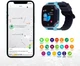 Дитячий смарт-годинник AmiGo GO008 MILKY, GPS, WIFI, 2G, BT4.0, 400mAh, Blue UA UCRF - изображение 3