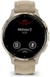 Смарт-годинник GARMIN Venu 3S Soft Gold S. Steel Bezel w. French Gray Case and Leather Band (010-02785-55) - изображение 4