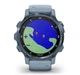 Смарт-годинник GARMIN Descent Mk2S Mineral Blue with Sea Foam Silicone Band (010-02403-07) - изображение 8