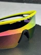 Сонцезахисні окуляри Oakley Sphaera жовті спортивні щит з лінзою Prizm Road, вело біг, чоловічі, - зображення 8