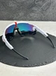 Сонцезахисні окуляри Oakley Jawbreaker OO9290 білі з лінзою Prizm Fire, дзеркальні, спортивний щиток, чоловічі, - зображення 5