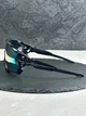 Сонцезахисні окуляри Oakley Jawbreaker OO9290 чорні з лінзою Fire Iridium, дзеркальні, спортивний щиток, чоловічі, - зображення 4