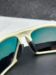 Солнцезащитные очки Oakley Lateralis бежевые спортивные с зеркальной линзой Prizm Road, вело бег, мужские, - изображение 8