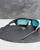 Солнцезащитные очки Oakley Lateralis OO9431 черные матовые с линзой Prizm Ruby, поляризованные, спортивные, мужские, - изображение 5