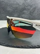 Солнцезащитные очки Oakley Sphaera OO9403 белые с линзой Prizm Ruby, спортивный щиток, мужские, - изображение 3