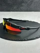 Солнцезащитные очки Oakley Radar EV Advancer OO9442 черные матовые с линзой Prizm Ruby, спортивные, мужские, - изображение 1