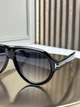 Солнцезащитные очки Tom Ford FT1225 черные авиатор ацетат, серая градиент-линза, унисекс, - изображение 3