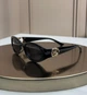 Солнцезащитные очки Gucci GG1662SA черные овальные, логотип GG, темная линза, женские, - изображение 1