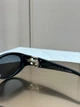 Солнцезащитные очки Gucci GG1662SA черные овальные, логотип GG, темная линза, женские, - изображение 7