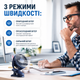 Аккумуляторный мини вентилятор настольный на прищепке (синий) - изображение 2