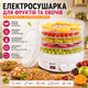 Сушка для фруктов и овощей MalTec DryMaster 500 Вт электросушилка дегидратор для мяса грибов ягод 4 яруса пищевая сушилка с регулировкой температуры - изображение 1