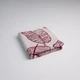 Набор махровых полотенец с рисунком перо 3шт GM Textile 40х70см, 50х90см, 70х140см 400г/м2 (Красный) - изображение 8